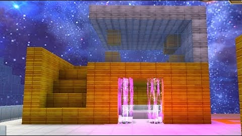 How to make a Modern house in Skyblock  Blockman GO    Fun with bhuvan