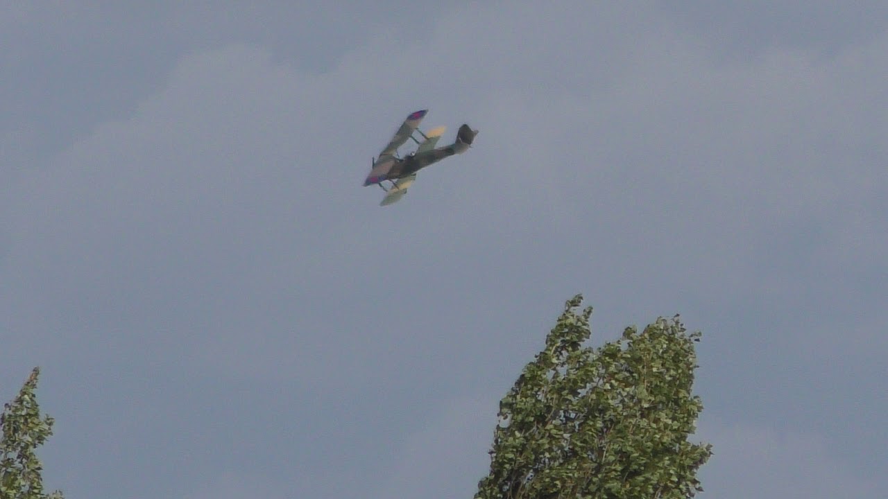me109 f Magister & biplane display Duxford Battle of Britain air show 23sep18 217p