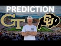 GEORGIA TECH vs COLORADO - PREDICTION