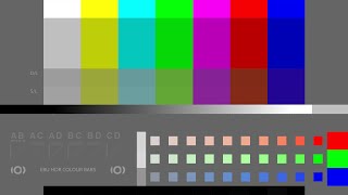 TV Static and Color Bars Effect/Transition (4K)