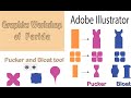 Adobe Illustrator – Class 19 – Pucker and Bloat tool. #puckerandbloat #bangla #adobeillustrator
