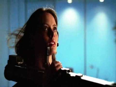 Amy Acker with Rocket Launcher