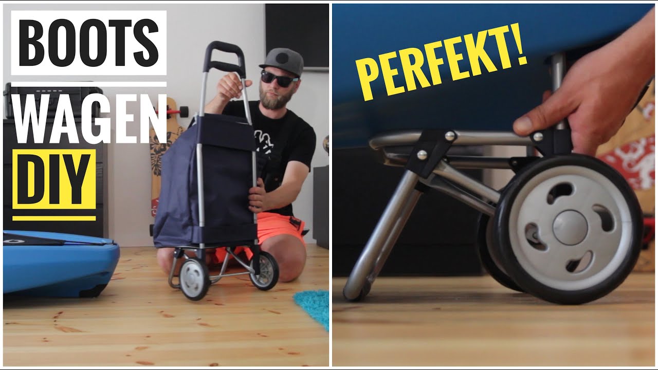 DIY I Kajak Bootswagen I  SeaFlo | Sit on Top | Einkaufs Trolley | Gimi Argo