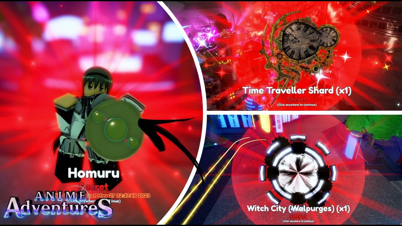 Anime Adventures Secret Witch City portal Homura  YouTube
