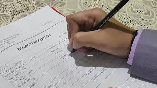 FORMULIR ROOM RESERVATION