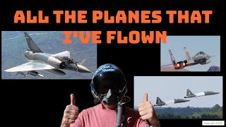 All the airplanes I've flown and my plan to fly 25 different aircraft