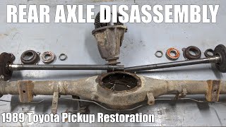 Rear Axle Disassembly  1989 Toyota Restoration Episode 19