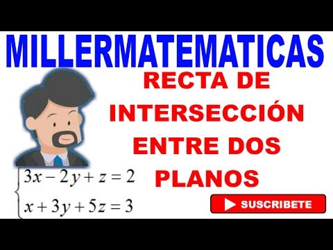 Vídeo: Com Es Determina La Línia D’intersecció Dels Plans