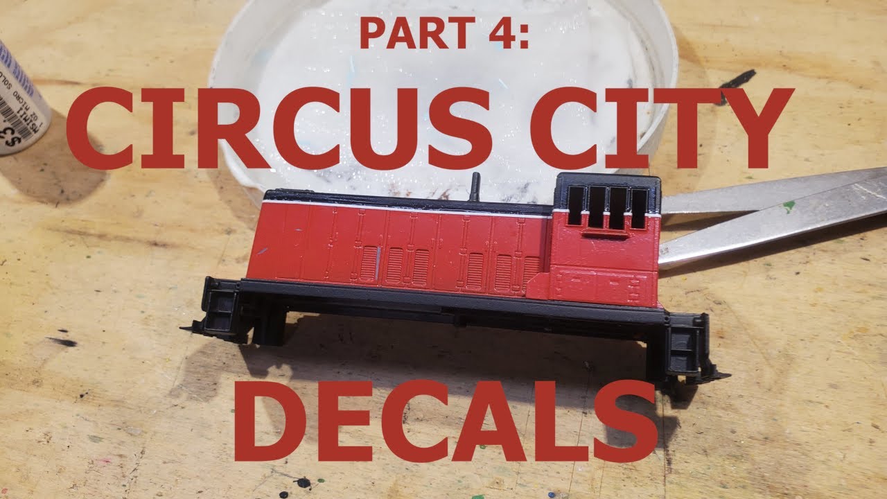 Custom Circus City Decals for the HO Scale GE 70 Tonner Dakota Southern ...