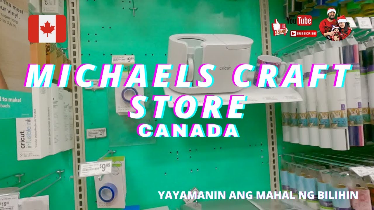 MICHAELS CRAFTS STORE CANADA I SUNDAY VLOG + SHOPPING I BIE FILCANADA