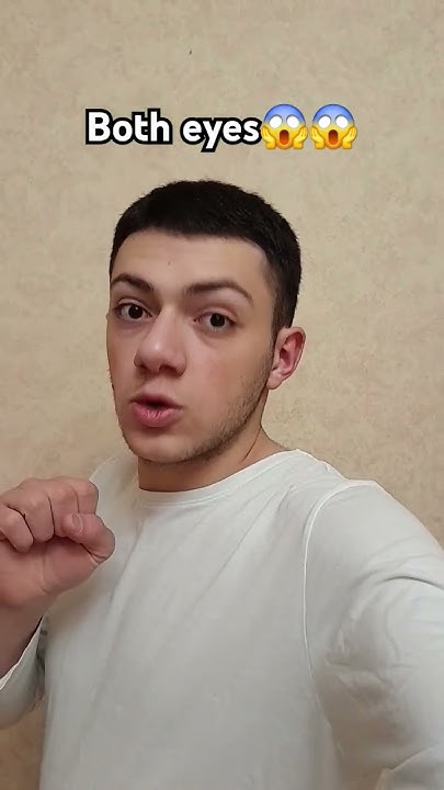 Wink with both eyes😱😂 - YouTube
