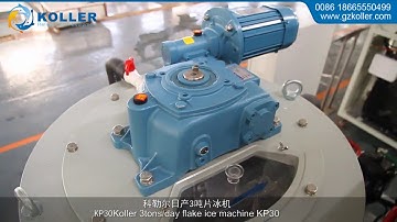 Koller 3tons flake ice machine pure flake ice for fishery seafood processing