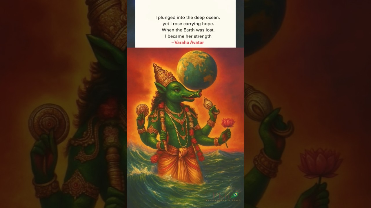 Jai Shri Vishnu - Varaha Avatar 🙏🌹