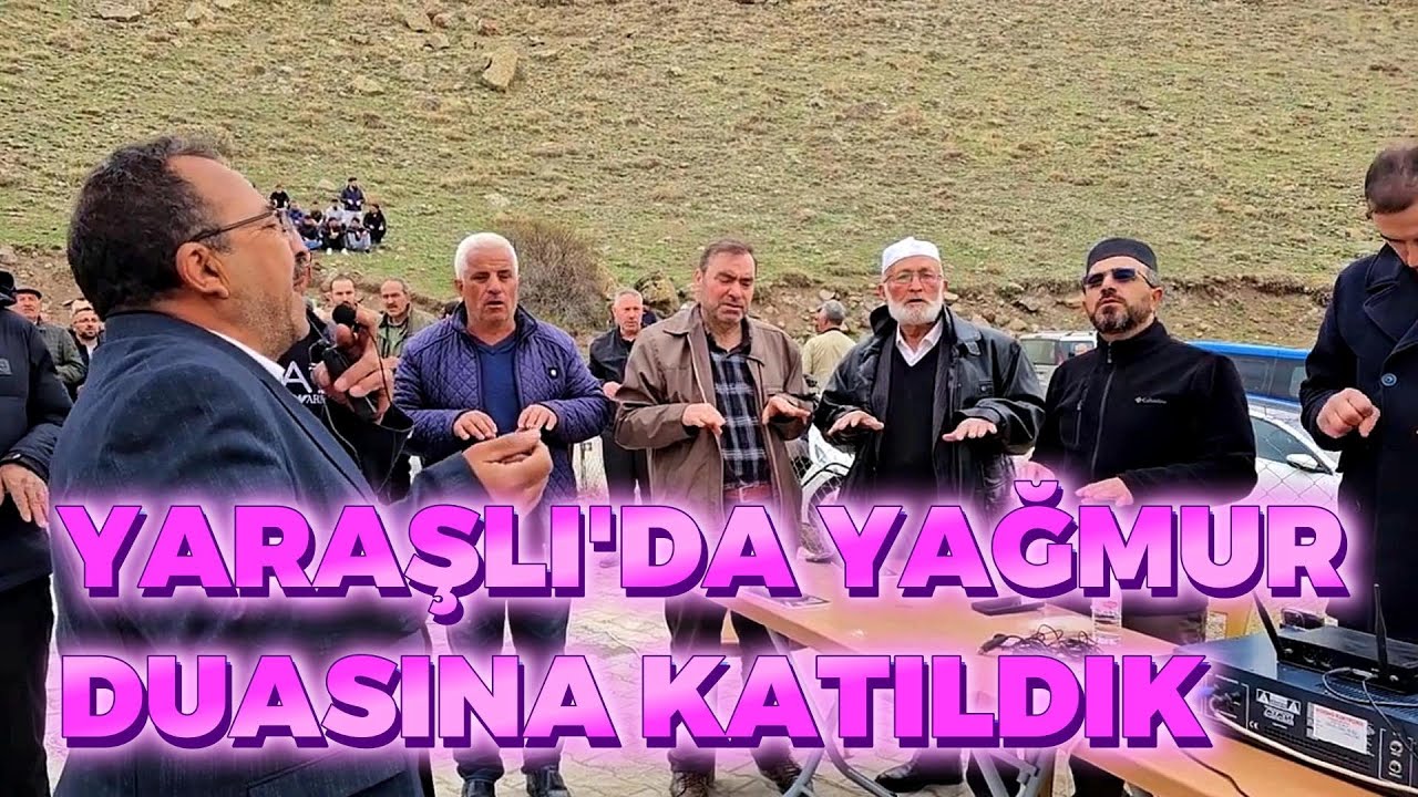YARAŞLI KÖYÜNDE GELENEKSEL YAĞMUR DUASINA KATILDIK,YEMEKLER İNMEDEN YAĞMUR BAŞLADI , RAIN PRAYER