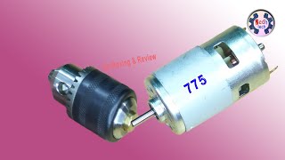 775 Motor Drill chuck set permanently fitting type un-boxing &amp; review |Redh tech