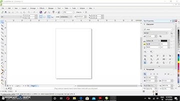 Distort, Drop Shadow and Envelope tool in Corel Draw Unit - 4.4 and
