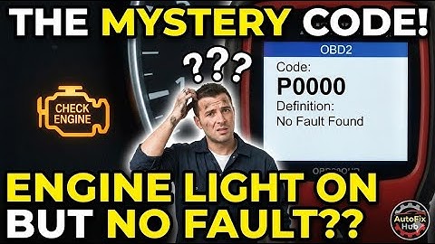 P0000 Code Explained: Check Engine Light ON with "No Fault Found"? ⚠️