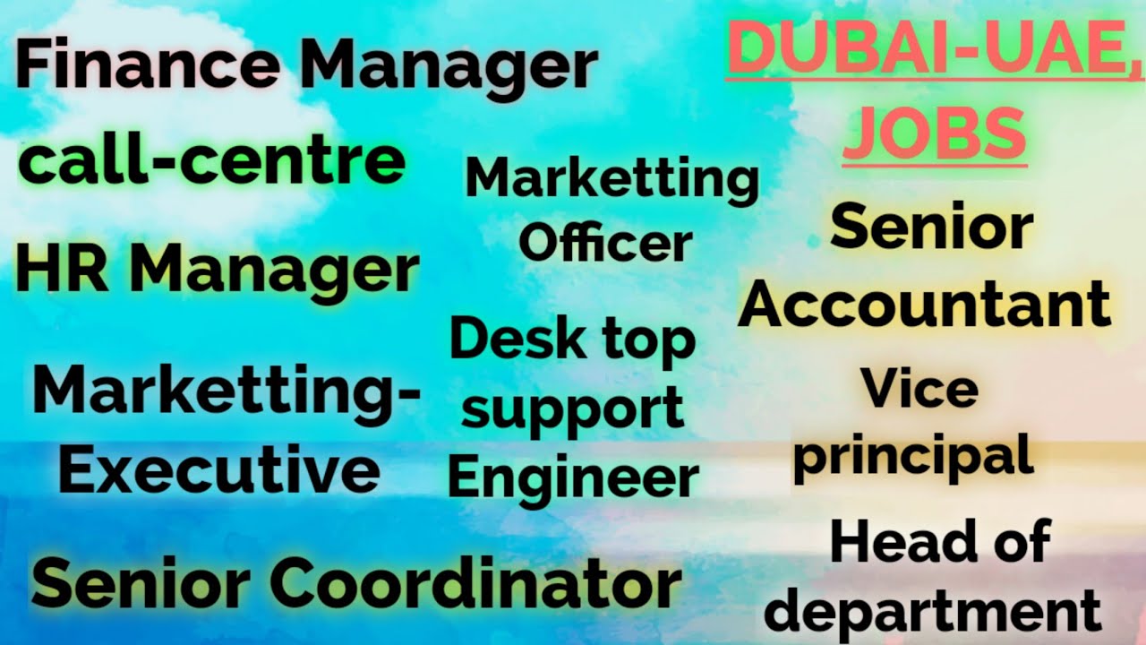 Marketting Executive Job/Call Center Job/Senior Accountant Job/IT Engineer Job/Finance Manager/HR