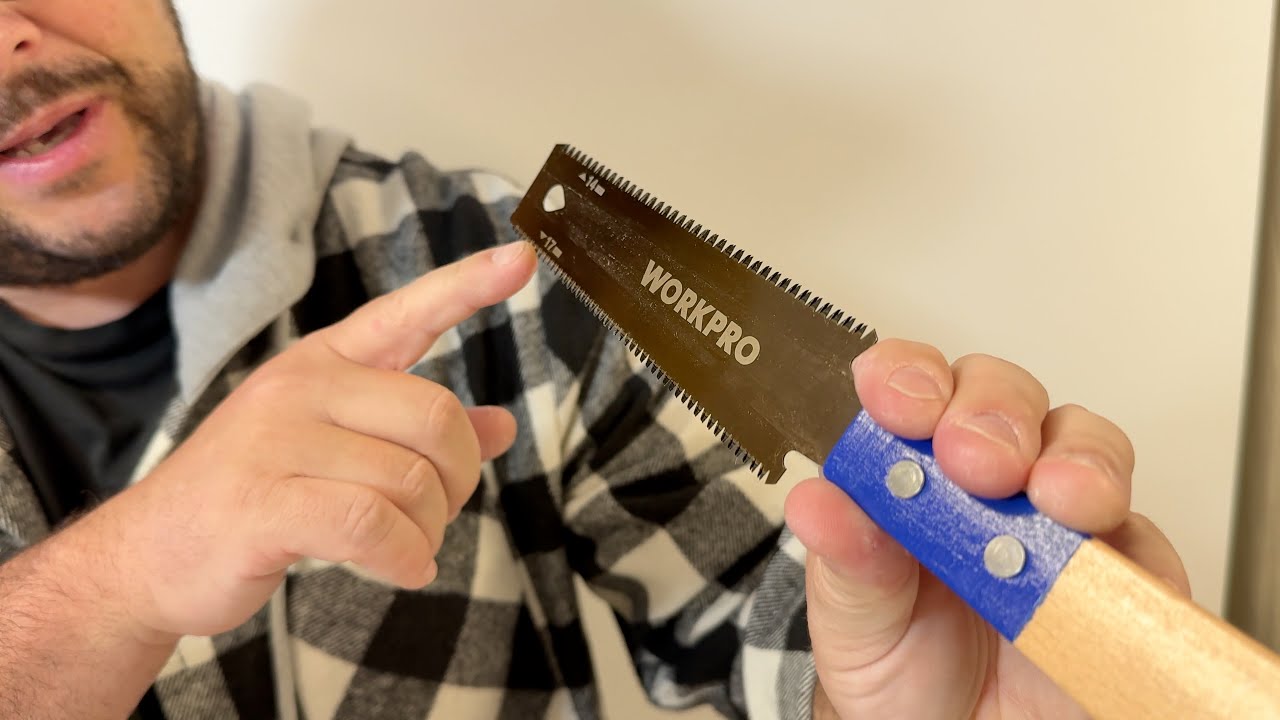 WORKPRO 6 - 10-дюймовые японские ручные пилы с двумя лезвиями для резки древесины