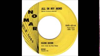 All In My Mind #19 - Maxine Brown  1961   Nomar 103