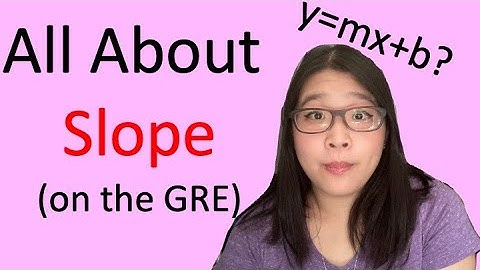 Step-by-Step Review of Slopes on the GRE | Quantitative Reasoning