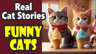 Cat Stories / Funny Cat Videos / Cat Playing / Funny Pet Animals