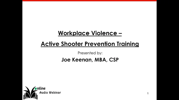 Active Shooter Training 2024 Empower Your Workplace Preventing Violence & Handling Crisis Situations
