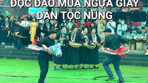 Múa ngựa giấy dân tộc Nùng