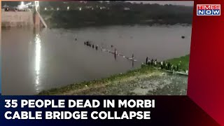 Morbi Hanging Cable Bridge Collapses , Death Toll Reaches 35 Till Now | Latest News | English News