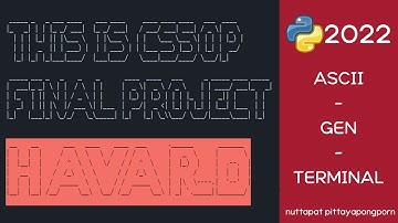 CS50P FINAL PROJECT || ASCII_GEN_TERMINAL