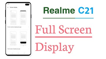 Realme C21 Full Screen Display Feature