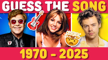 GUESS THE SONG 1970-2025 🎸 🤔 One Song per Year | Song Quiz