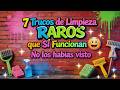 “7 Trucos de Limpieza RAROS que SÍ Funcionan 🤯✨ No los conocías” #tips #limpieza