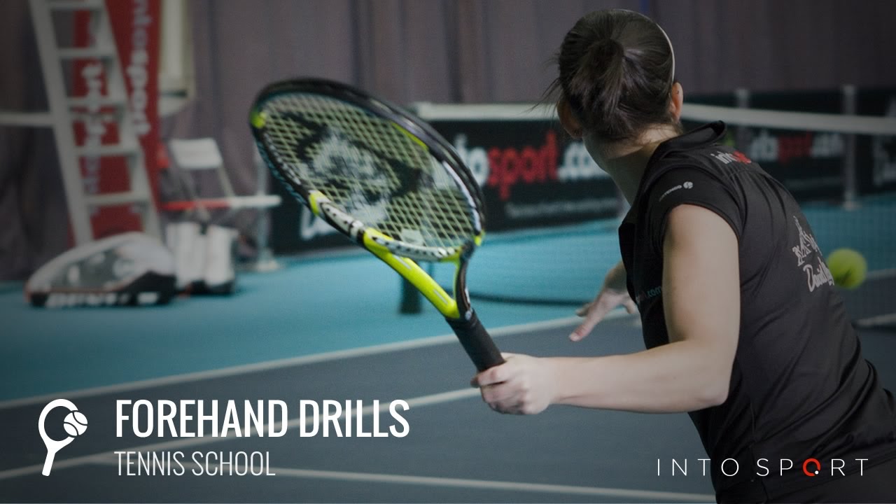 Tennis Coach Drills to improve forehand technique YouTube