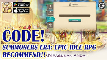 SUMMONERS ERA EPIC IDLE RPG 3 GIFTCODES - REDEEM CODE & HOW TO REDEEM CODE - RPG GAME (ANDROID/IOS)