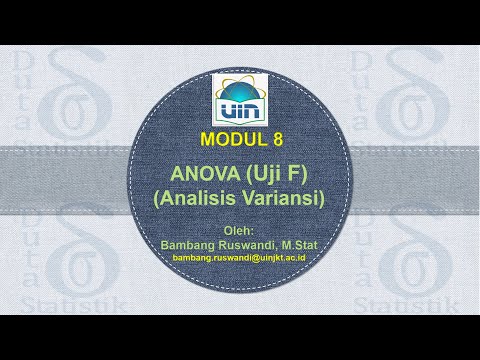 Modul 8 - Uji Beda Rata rata lebih dari Dua Sampel Bebas (ANOVA)