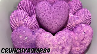 Purple/Pink Confetti Hearts | Oddly Satisfying | ASMR | Sleep Aid