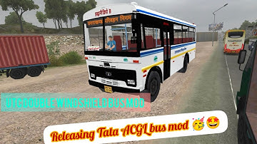 Releasing Tata ACGL 1512c double windshield utc bus mod 😍🤩|| my first mod 😍|| please subscribe 🙏😀