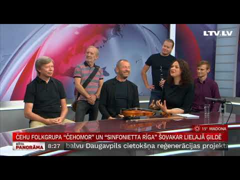 Cehu folkgrupa "Čehomor" un "Simfonietta Rīga" šovakar Lielajā ģildē