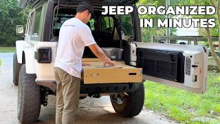 Jeep Wrangler Camping Conversion | Advanced Cargo Drawers, Sleeping Platform and Camp Kitchen