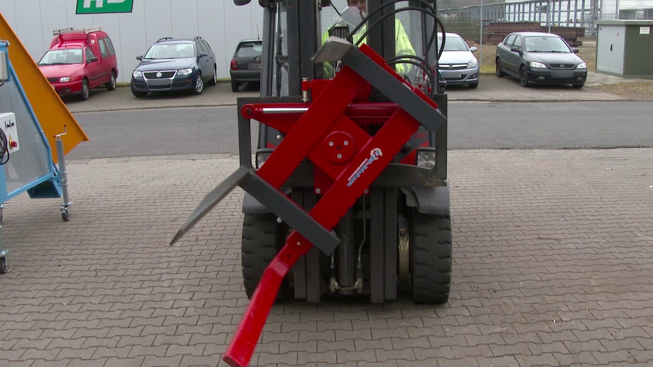 Produktbild von Predolo Ölfass Hebeklemme Hochbelastbar – 2-Tonnen Fassklemme Mit Kettengehänge Für Gabelstapler & Kran, 2-Krallen-Gabel
