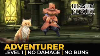 Bravely Default HD Remaster: Adventurer (Level 1 | One Turn Kill | Hard)