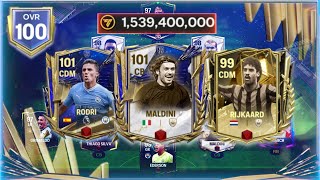 100 OVR F2P ✅ | 1.5 BILLION F2P TEAM UPGRADE + PACK OPENING | FC MOBILE F2P RTG SERIES #9