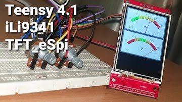 TFT LCD + Teensy 4.1