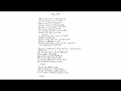 Kyla La Grange — Kyla La Grange - Heavy Stone (Ashes version - handwritten lyric video)