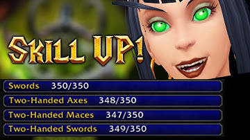 WoW TBC Easy Weapon Skill Level Up