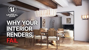 Interior Rendering in Unreal Engine: Project Setup, Lighting, Artifact Fixes & MRQ Render settings