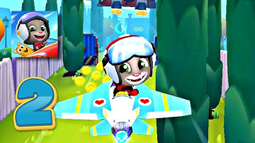 Talking Tom Sky Run: The Fun New Flying Game - Part 2 Gameplay Walkthrough  LILU (iOS & Android)