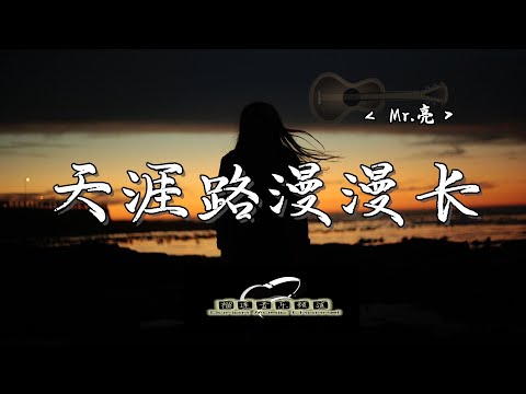 Mr.亮 - 天涯路漫漫长【動態歌詞/Lyrics Video】抖音歌曲 「勇敢的来去找寻希望更不用理会别人的眼光」