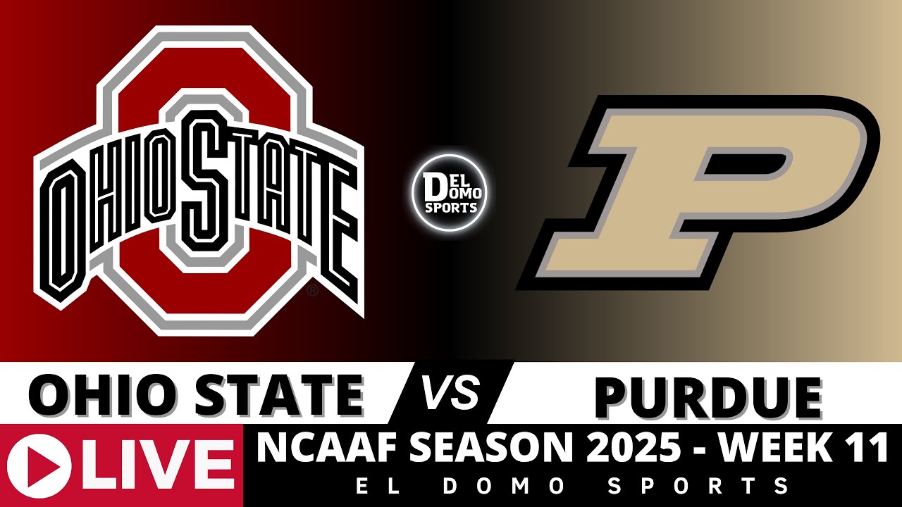 OHIO STATE VS PURDUE LIVE 🏈 College Football Week 11 | Play-by-Play ...